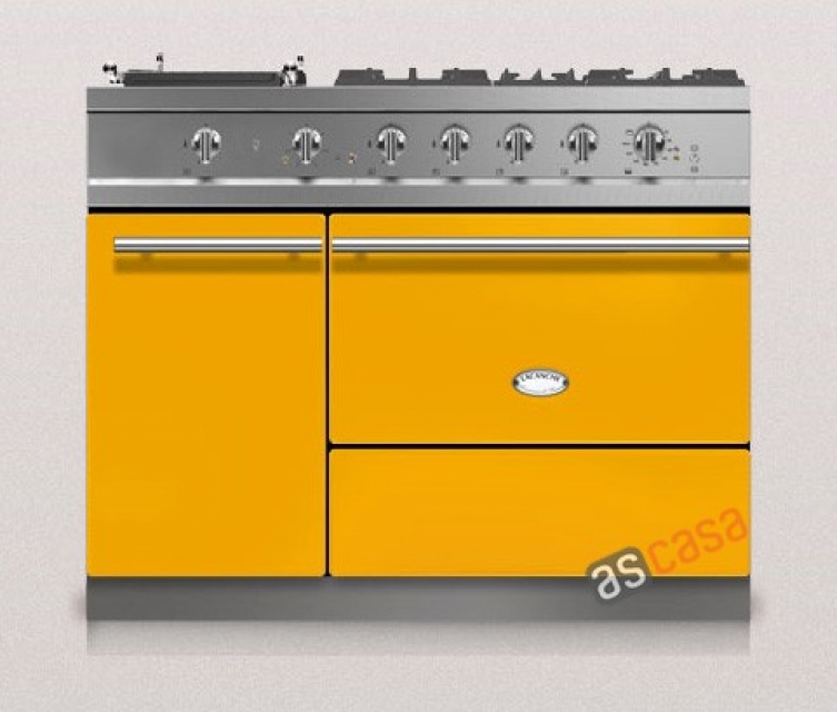 Lacanche Chassagne Modern, cooking station, 110.5 cm, color Provence Yellow, with 5 year guarantee!