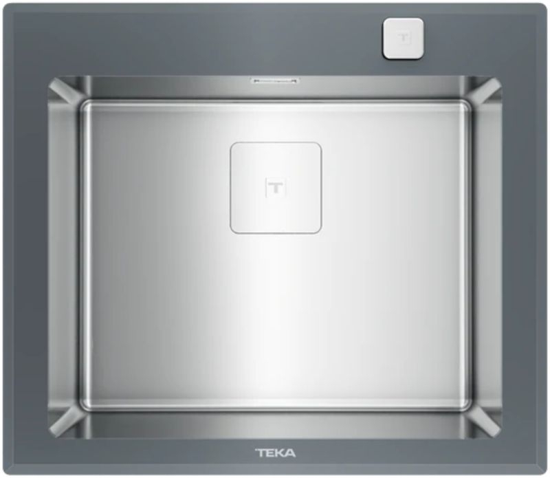 Teka DIAMOND RS15 1B AUTO, roostevabast terasest sisseehitatud valamu 60 cm, kivihall, 115000076