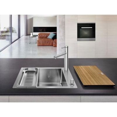 Blanco Claron XL 60-IF/A DampfgarPlus, Steelart, InFino äravool, 521641