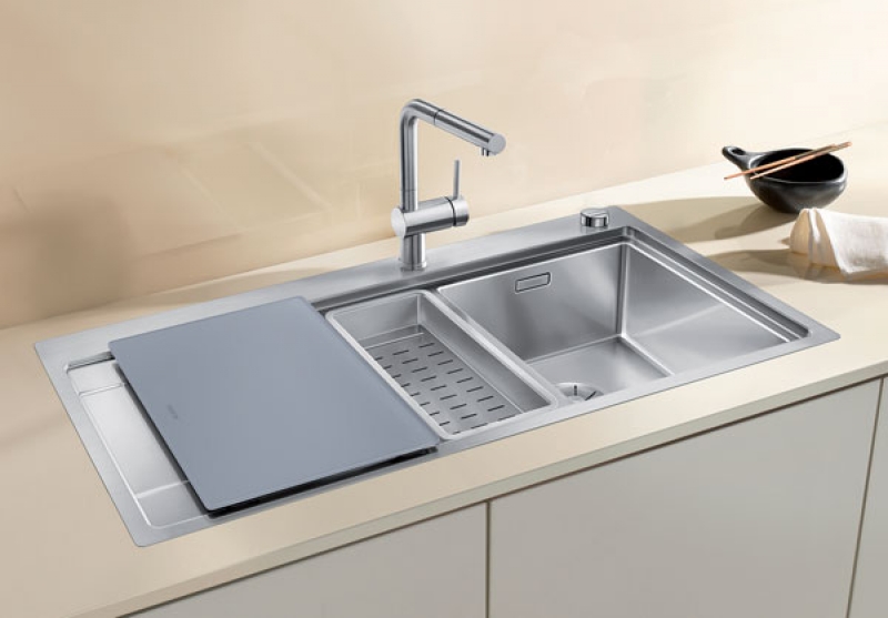 Blanco Divon II 6 S-IF, basin on the right, InFino drain, 521662