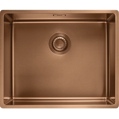 Franke Mythos Masterpiece BXM 210/110-50 built-in sink - SlimTop, round push button, copper, 127.0662.642
