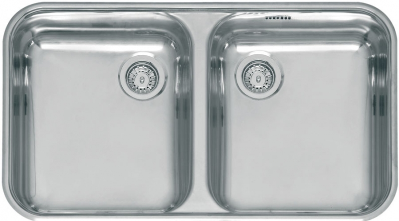 Reginox L18 35D40 KGOKG, can be installed as a top sink, flush sink and undermount sink