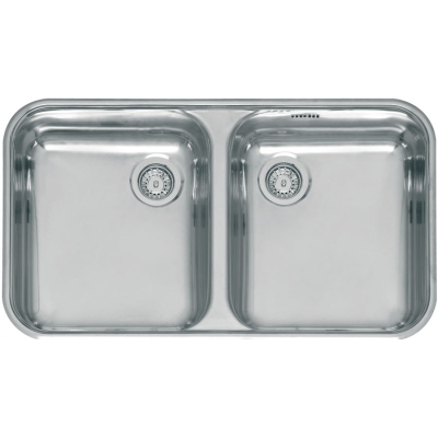 Reginox L18 35D40 KGOKG, can be installed as a top sink, flush sink and undermount sink