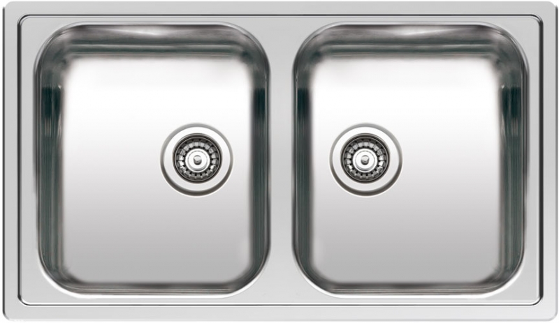 Reginox Centurio L 20, can be installed as a support sink and flush sink, R21453