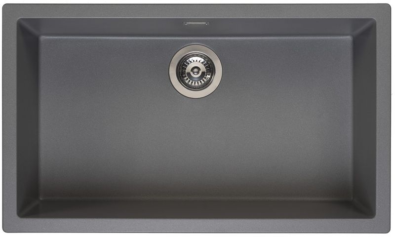 Reginox Amsterdam 72, Regi-Granit built-in sink, color gray silvery, R30899