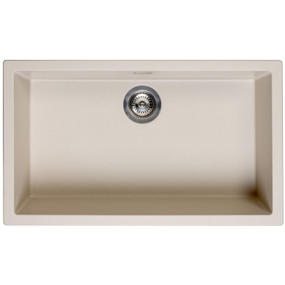 Reginox Amsterdam 72, Regi-Granit sisseehitatud kraanikauss, värv kohvik hõbedane, R30905