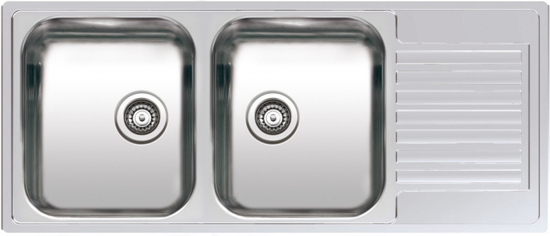 Reginox Centurio L 30, can be installed as a support sink and flush sink, R19627