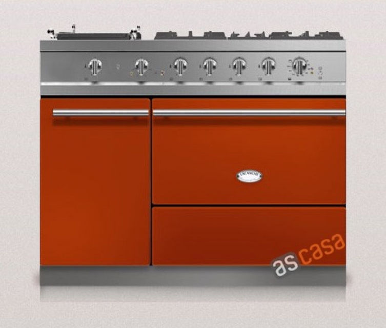 Lacanche Chassagne Modern, cooking station, 110.5 cm, color terracotta, with 5 year guarantee!