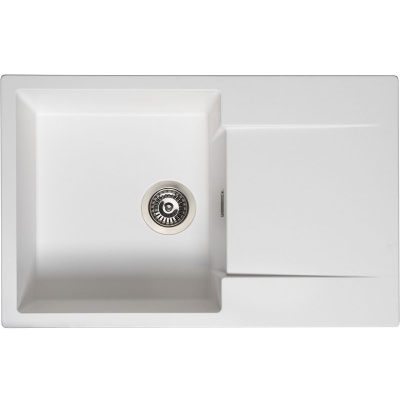 Reginox Amsterdam 78, sisseehitatud valamu Regi-Granit, värvus puhas valge, R32749