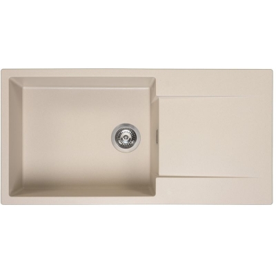 Reginox Amsterdam 540, Regi-Granit sisseehitatud kraanikauss, hõbedane kohvivärv, R30820