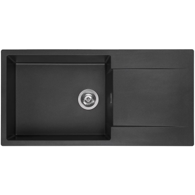 Reginox Amsterdam 540, Regi-Granit sisseehitatud valamu, värvus must hõbedane, R30806