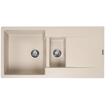 Reginox Amsterdam 15, Regi-Granit sisseehitatud kraanikauss, värv kohvik hõbedane, R30981