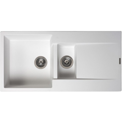 Reginox Amsterdam 15, Regi-Granit sisseehitatud valamu, värvus puhas valge, R30950