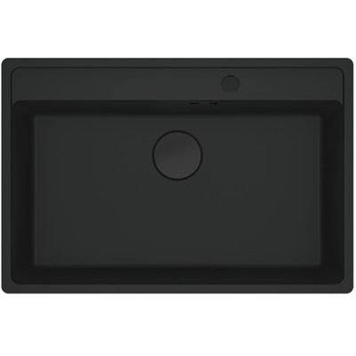 Franke Maris MRG 610-72 A Fragranit+, sisseehitatud valamusegisti pank, käsitsi juhitav, Black Matt-Black Collection, 114.0658.588