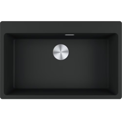 Franke Maris MRG 610-73 A Fragranit+ sisseehitatud valamu, sulgurklapp, must matt, 114.0708.262