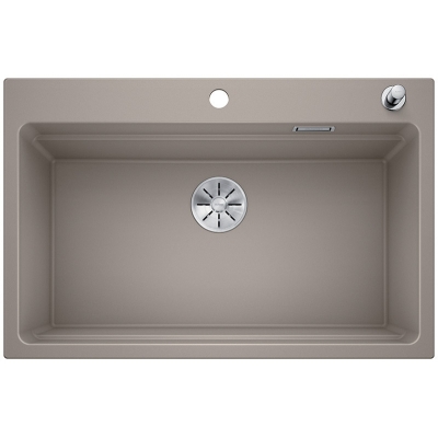 Blanco Etagon 8 põrandavalamu, Silgranit PuraDur 2, värv tartufo, InFino äravool, 525184