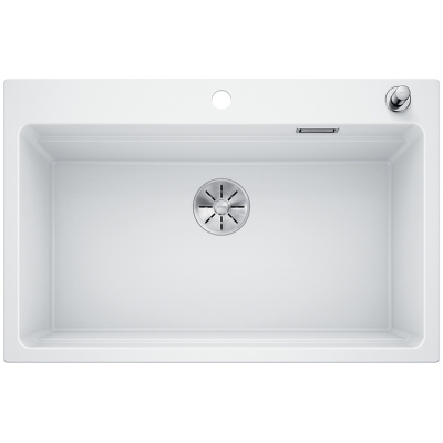 Blanco Etagon 8 põrandavalamu, Silgranit PuraDur 2, värvus valge, InFino äravool, 525181