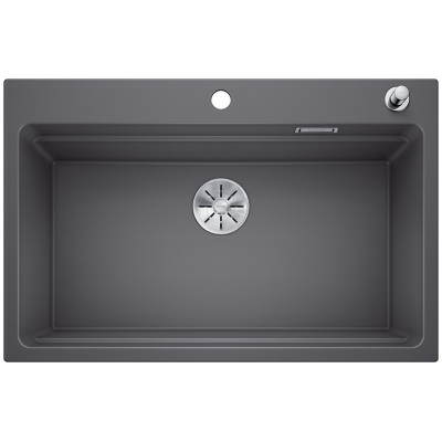 Blanco Etagon 8 põrandavalamu, Silgranit PuraDur 2, värvus kivihall, InFino äravool, 525178