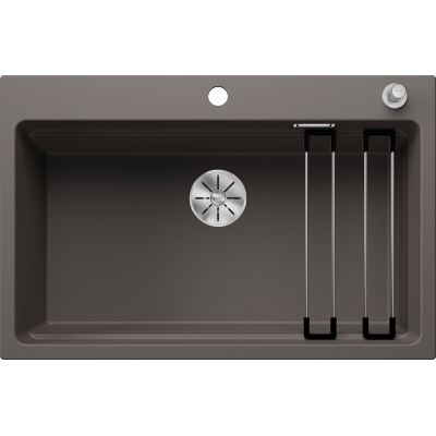 Blanco Etagon 8 põrandavalamu, Silgranit PuraDur 2, vulkaanihall, InFino äravool, 527263