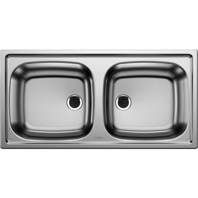 Blanco TOP EZ 8 x 4 sisseehitatud valamu, roostevaba teras, 500372