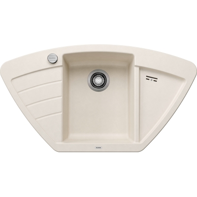 Blanco Zia 9 E Silgranit PuraDur 2, värvus pehme valge, 527211