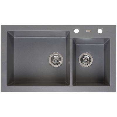 Reginox Amsterdam 25, sisseehitatud valamu Regi-Granit, värvus hall hõbedane, R31094