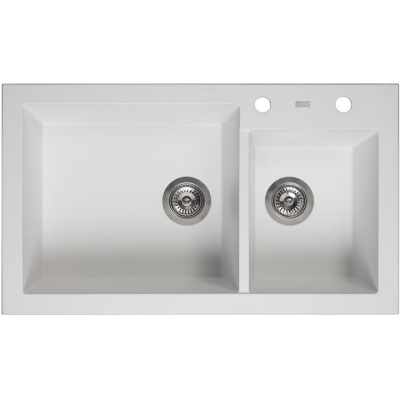 Reginox Amsterdam 25, sisseehitatud valamu Regi-Granit, värvus puhas valge, R31070