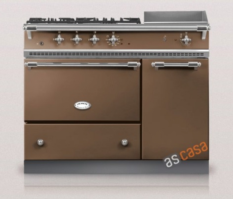 Lacanche Chambertin Classic, cooking station, 110.5 cm, color chestnut brown, with 5 year guarantee!