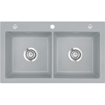 Systemceram KeraDomo MERA TWIN titaanist (matt), 5-aastase garantiiga