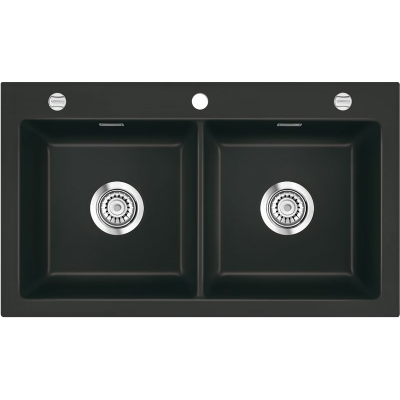 Systemceram KeraDomo MERA TWIN Nigras (matt), 5-aastase garantiiga