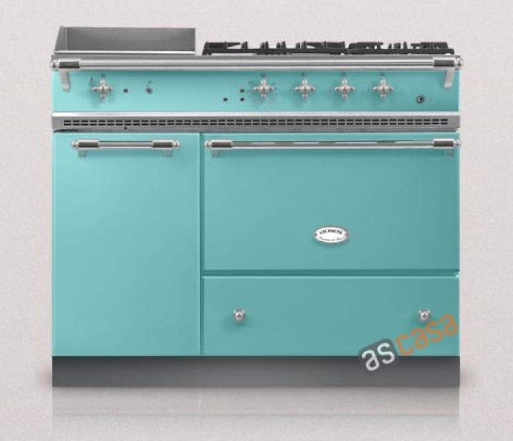 Lacanche Chassagne Classic, cooking station, 110.5 cm, color coral blue, with 5 year guarantee!