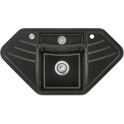 Systemceram KeraDomo VEGA ECK, värvus Nigra (matt), garantiiga 5 aastat