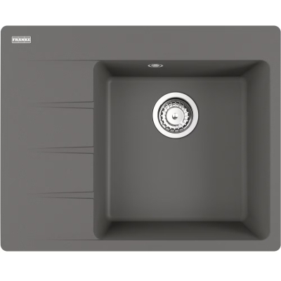 Franke Centro CNG 611-62 A Fragranit DuraKleen Plus, kraanikauss paremal, värvus kivihall, 114.0627.671