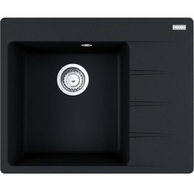 Franke Centro CNG 611-62 A Fragranit DuraKleen Plus, basin on the left, color onyx, 114.0627.656