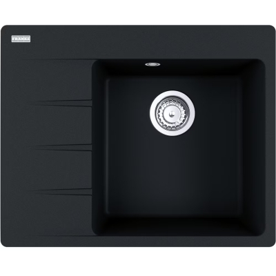 Franke Centro CNG 611-62 A Fragranit DuraKleen Plus, kraanikauss paremal, värv onyx, 114.0627.655