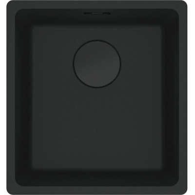 Franke Maris MRG 210-37 Fragranit DuraKleen Plus, värvus Must Matt - Black Collection, loputus, käsitsi juhitav must, 135.0683.044