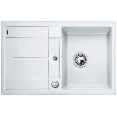 Blancometra 45 S-F Silgranit PuraDur 2, flush, color white, 519083
