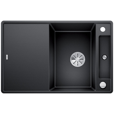 Blanco Axia III 45 S-F, flush, including glass cutting board, color anthracite, InFino drain, 523199