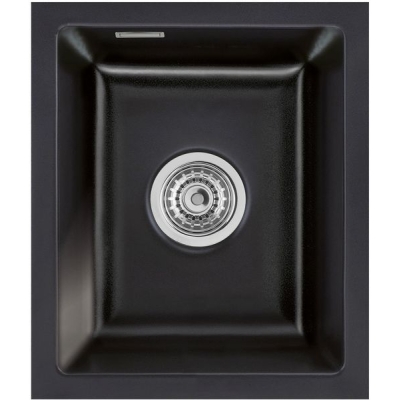 Systemceram KeraDomo MERA 39 F värvis Nero (läikiv), 5-aastase garantiiga