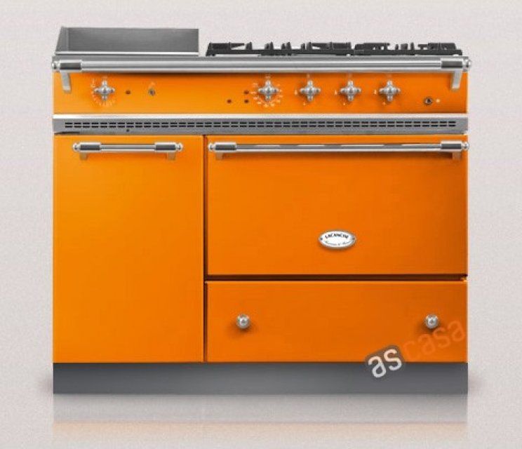 Lacanche Chassagne Classic, cooking station, 110.5 cm, color tangerine, with 5 year guarantee!