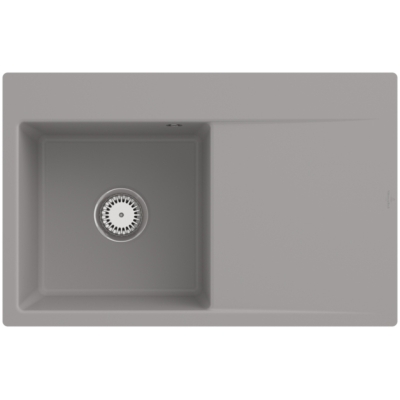 Villeroy &amp; Boch Subway Style 45 Flat, color KD Fossil, Classicline, basin on the left