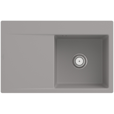 Villeroy &amp; Boch Subway Style 45 Flat, värv KD Fossil, Classicline, kraanikauss paremal