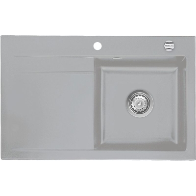 Systemceram KeraDomo STEMA 80 F in titanium (matt), with a 5-year guarantee