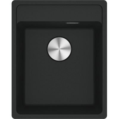 Franke Maris MRG 210-37 A Fragranit DuraKleen Plus, color Black Matt, flush, manual operation, 135.0683.033