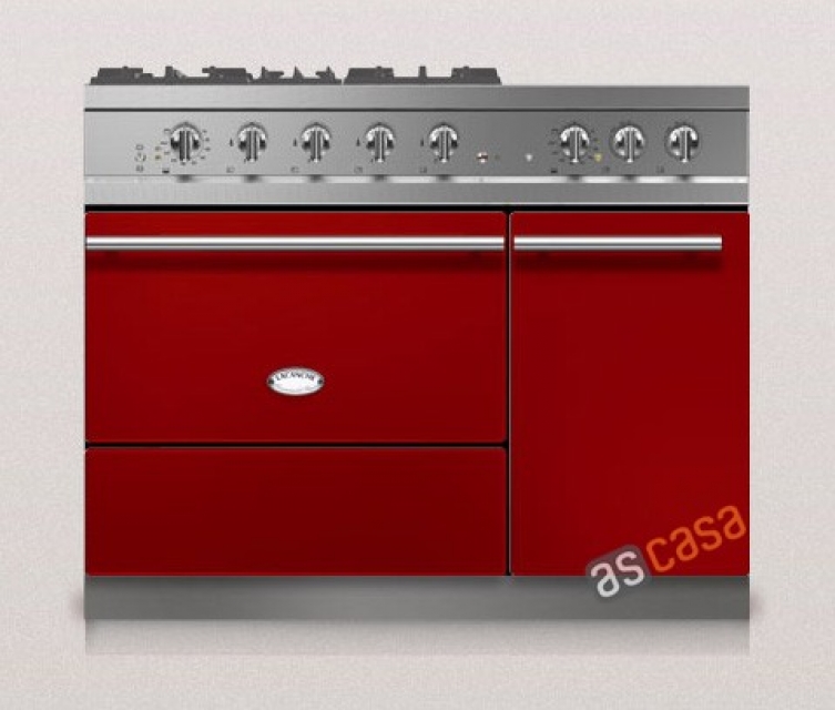 Lacanche Savigny Modern, cooking station, 110.5 cm, color cherry red, with 5 year guarantee!