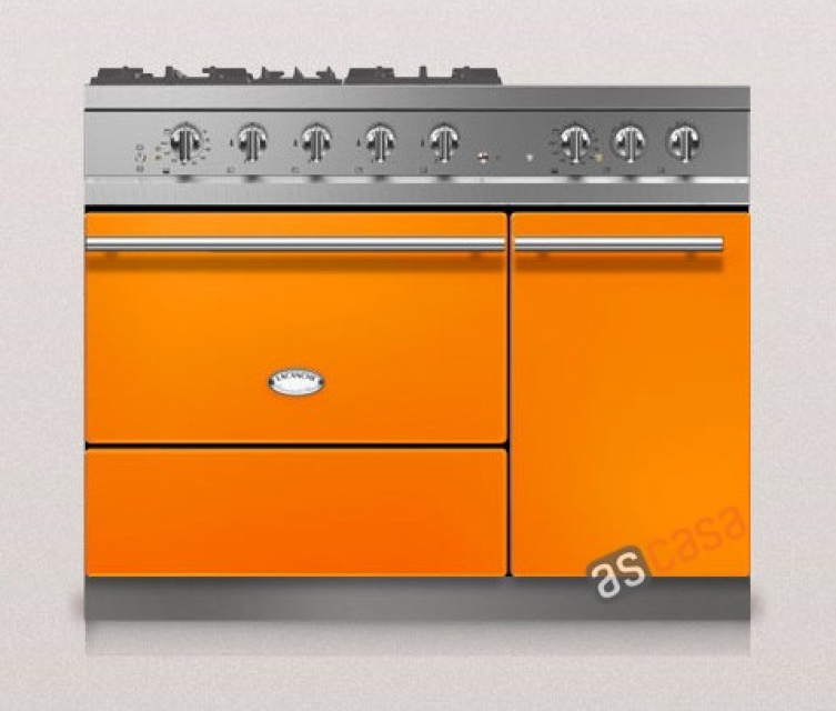 Lacanche Savigny Modern, cooking station, 110.5 cm, color tangerine, with 5 year guarantee!