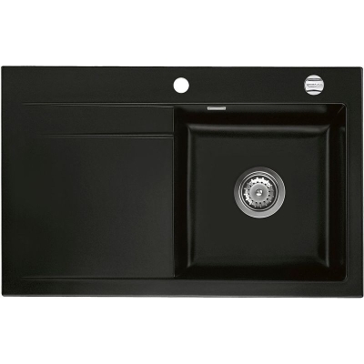 Systemceram KeraDomo STEMA 80 F in Nigra (matt), with 5 year guarantee