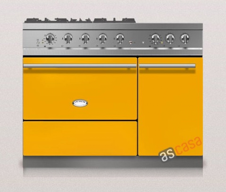 Lacanche Savigny Modern, cooking station, 110.5 cm, color Provence Yellow, with 5 year guarantee!