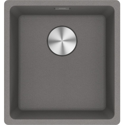 Franke Maris MRG 210-37 Fragranit DuraKleen Plus, color stone gray, flush, push button valve, 135.0682.804