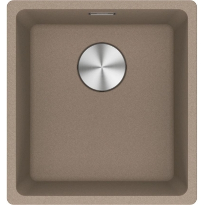 Franke Maris MRG 210-37 Fragranit DuraKleen Plus, color cashmere, flush, push button valve, 135.0682.806